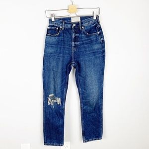 Everlane Button Fly The Cheeky Crop Jeans